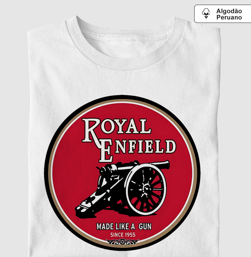 Supreme Royal Enfield Made Like a Gun (tecido algodão peruano)