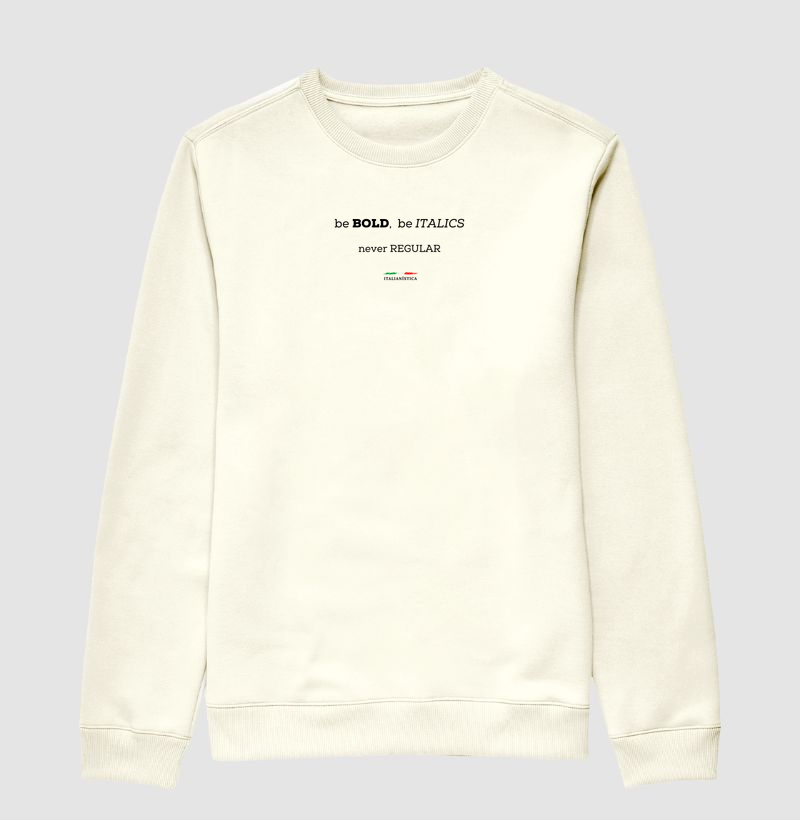 Be italics