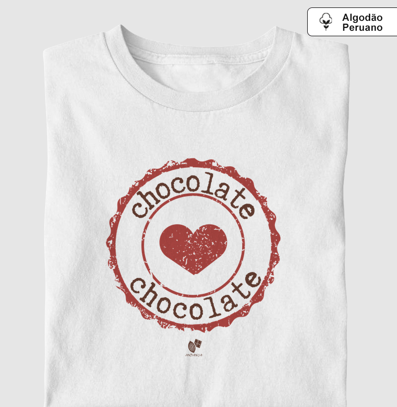 Chocolate Coração Carimbo Vermelho