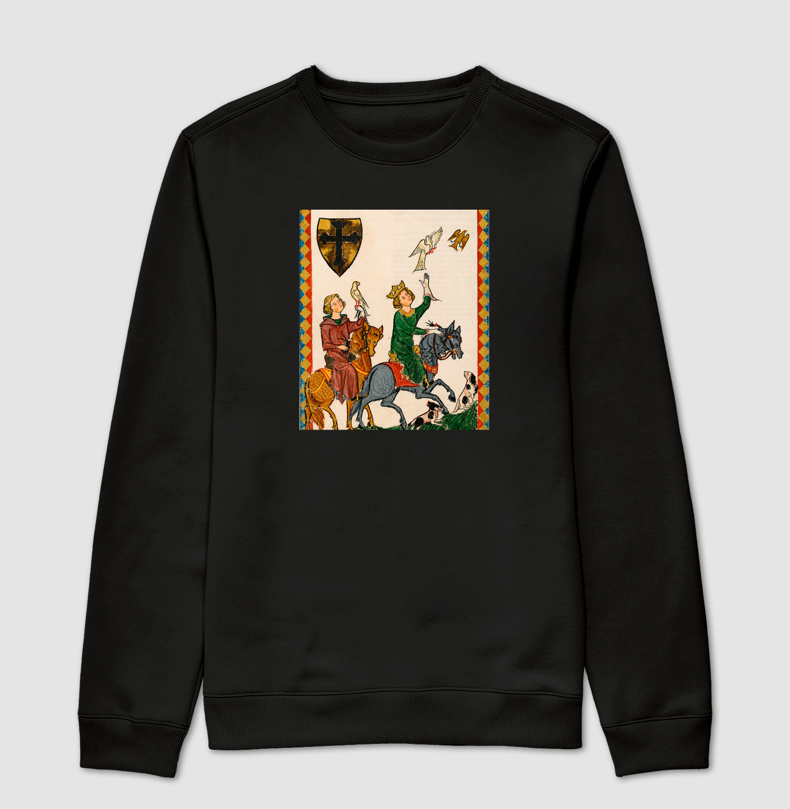 Moletom Falcoaria Medieval — Codex Manesse