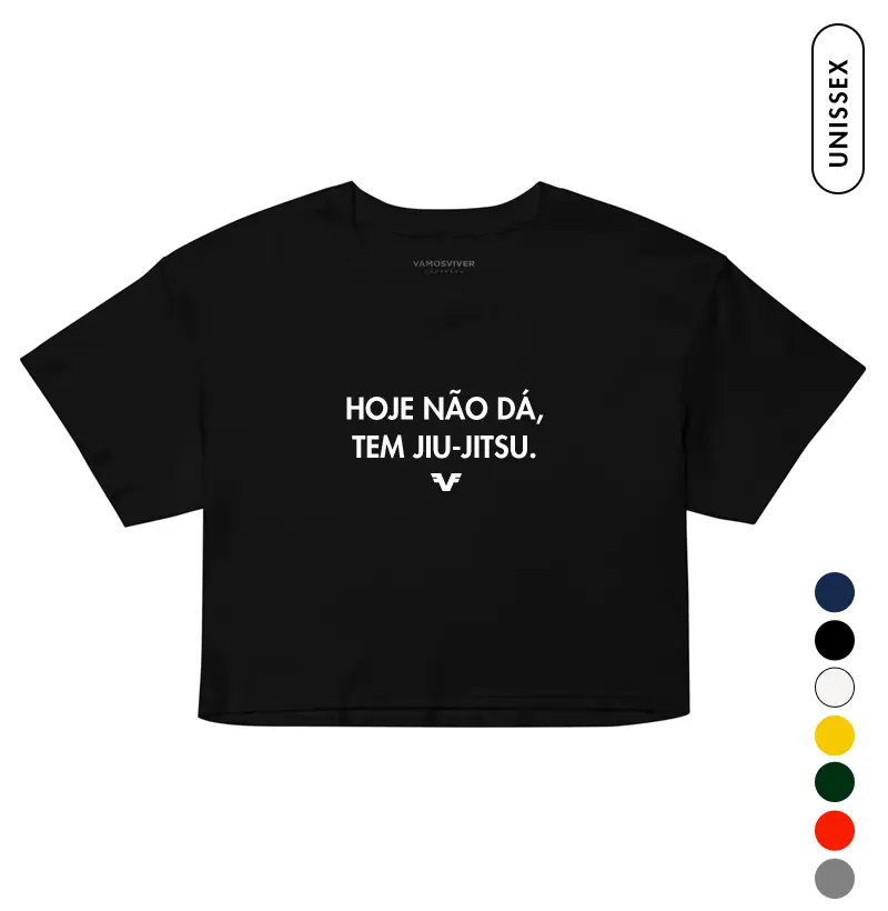 Croppped Hoje não dá. Tem Jiu-Jítsu