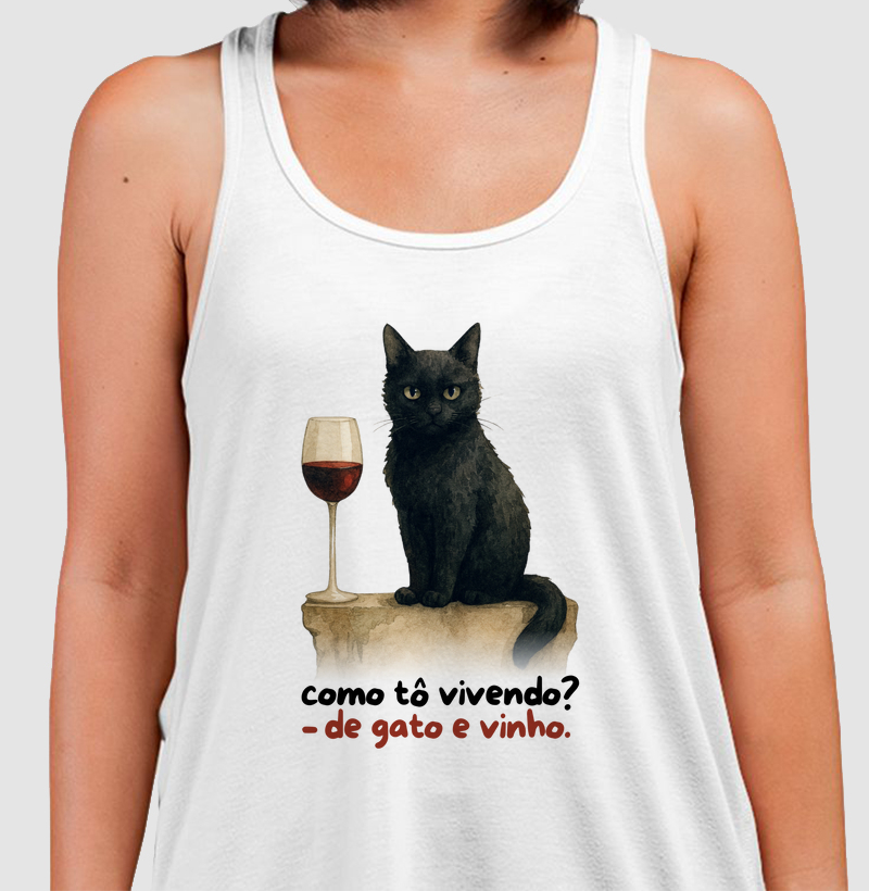Vivendo de gato e vinho