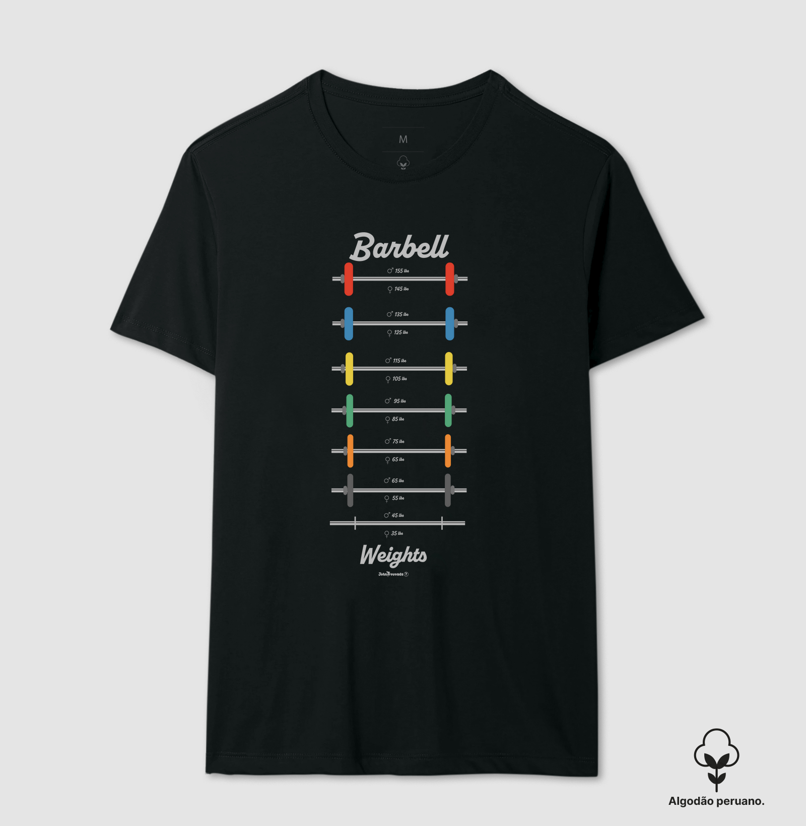 Camiseta Prime Barbell Weights 
