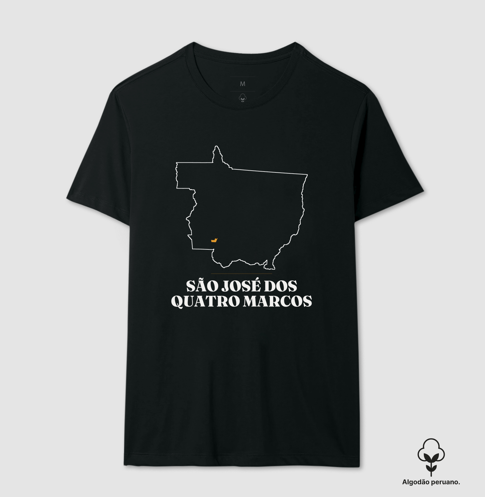 São José dos Quatro Marcos | Traço MT - Camiseta Algodão Peruano