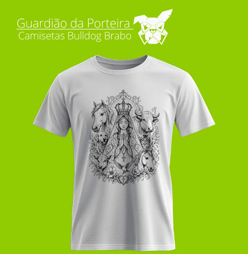 Nossa Senhora e os Animais Duda Bulldog Brabo