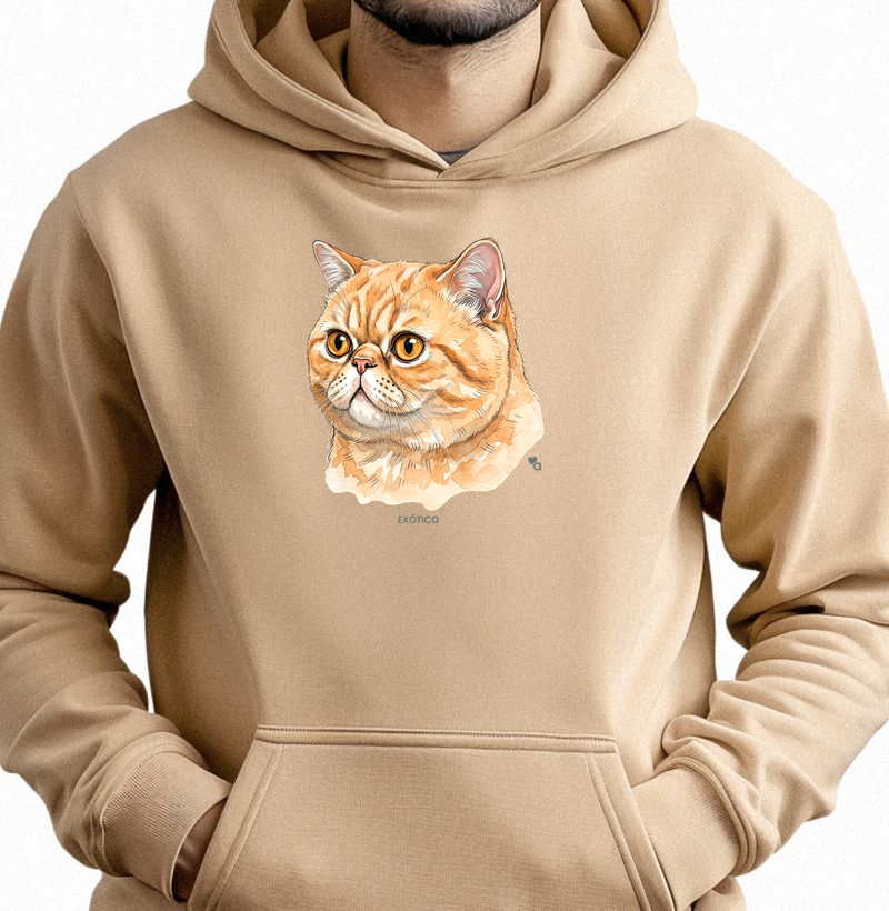 Gatos - Exótico - Moletom Hoodie