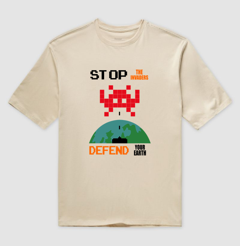 STOP THE INVADERS – Think Tee