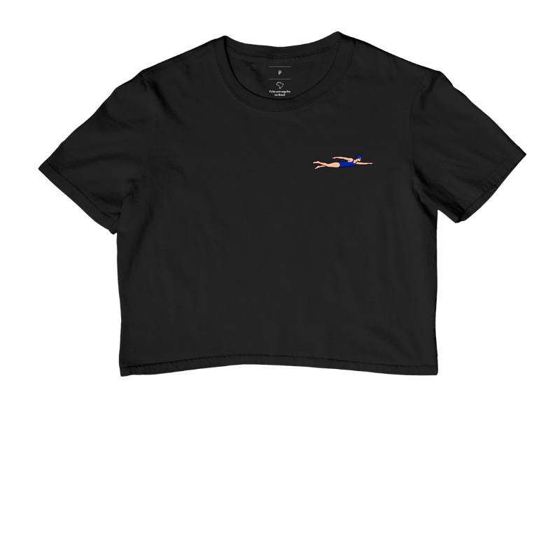 Camiseta - Raia Nove - Nadadora Crawl - Cropped