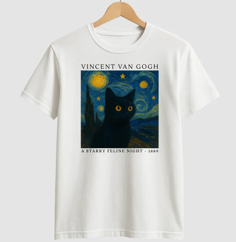 Starry Meow - Van Gogh