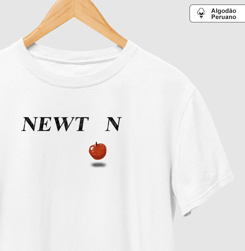 Camiseta Newton Algodão Peruano - Camiseta Algodão Peruano
