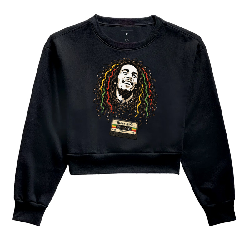 Roots Tape - Cropped Moletom