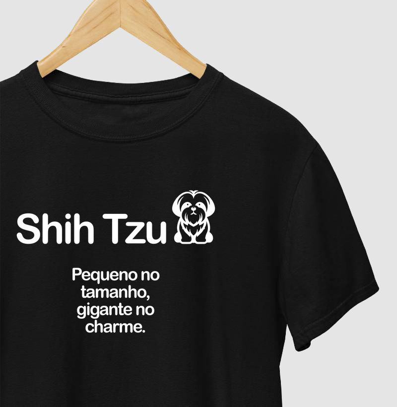 Camiseta Shih Tzu - Pequeno no tamanho...