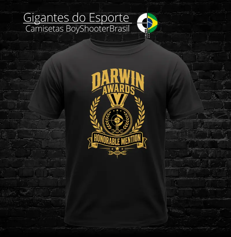 Darwin Awards Collections BoyShooterBrasil - Camiseta