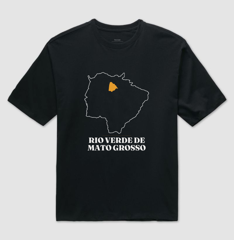Rio Verde de Mato Grosso | Traço MS - Camiseta Oversized