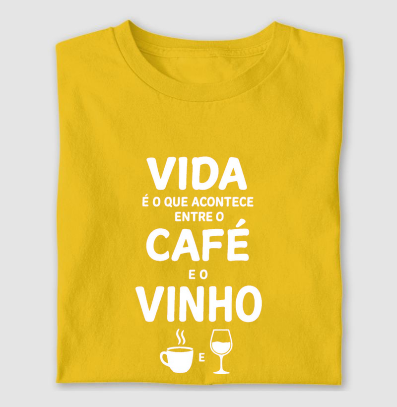 Vida, café e vinho