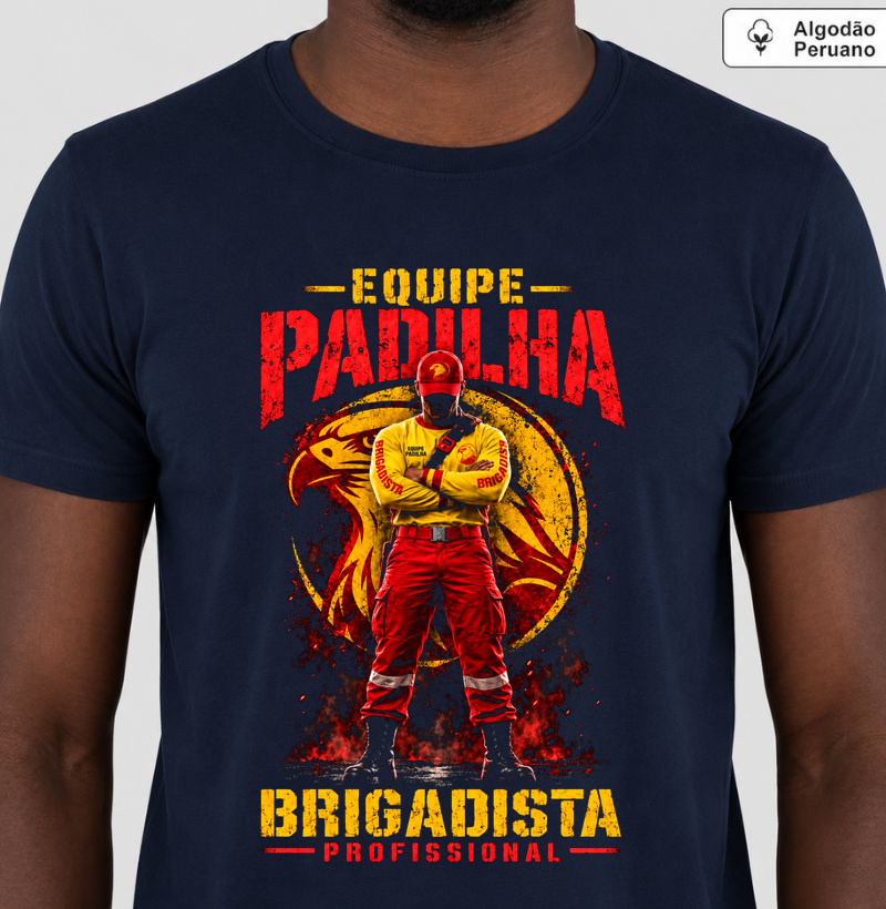 Equipe Padilha | Brigadista Profissional - Camiseta Algodão Peruano