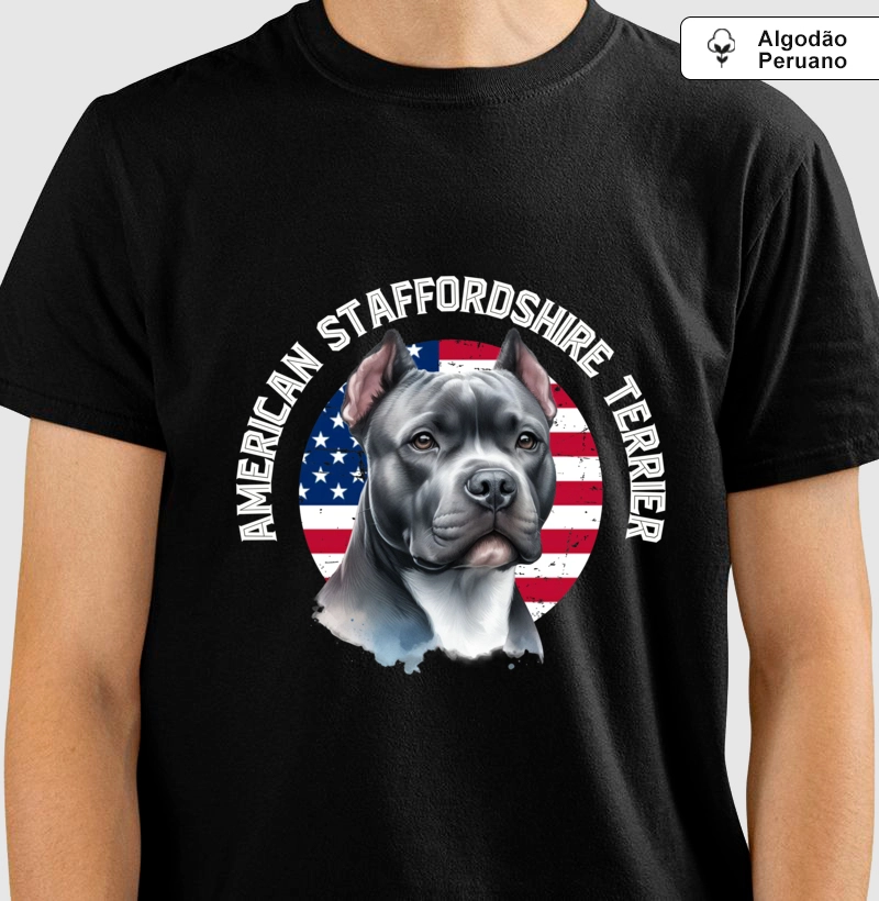 Amstaff USA Flag