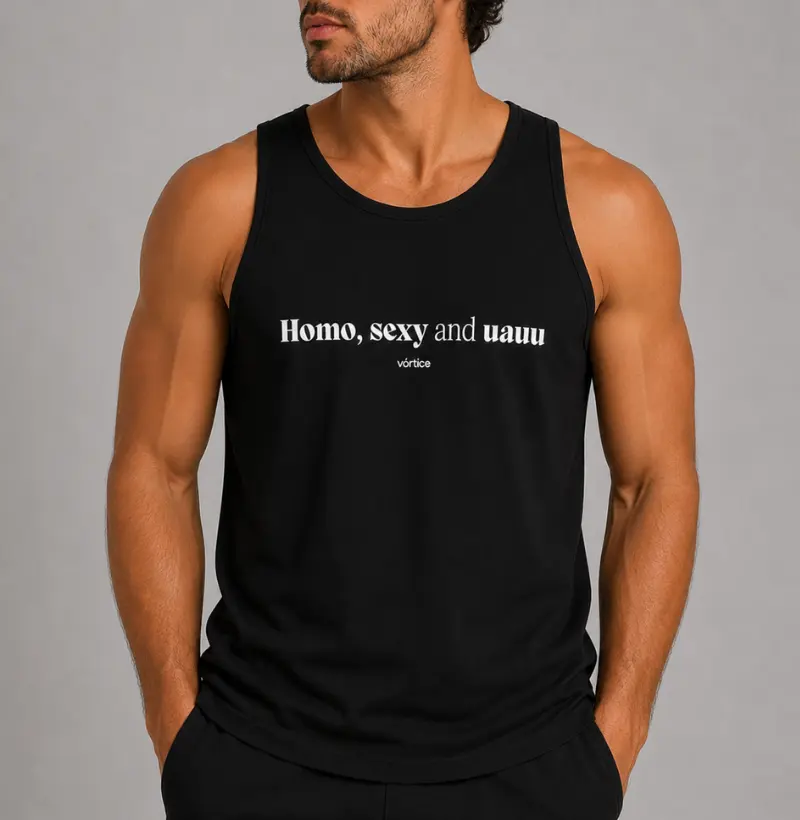 Regata unissex - Homo, sexy and uauu