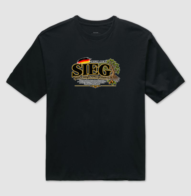 Sieg  - Camiseta Oversized