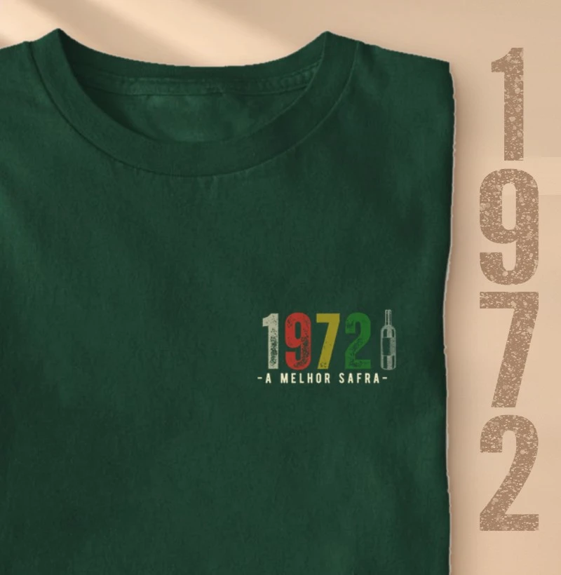 Camiseta A Melhor Safra 1972 - Bolso - Camiseta
