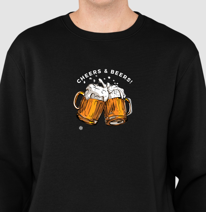 Moletom Suéter Cheers & Beers