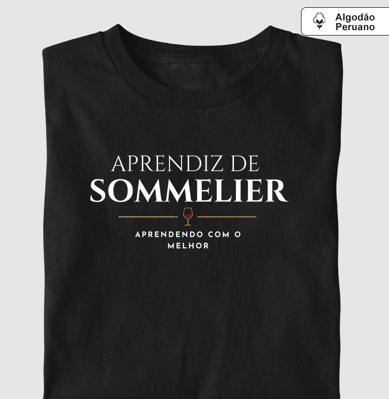 Camiseta Vinho - Aprendiz de Sommelier