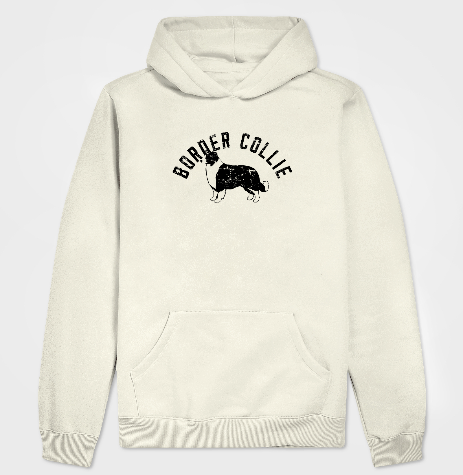 Borde Collie Preto Vazado