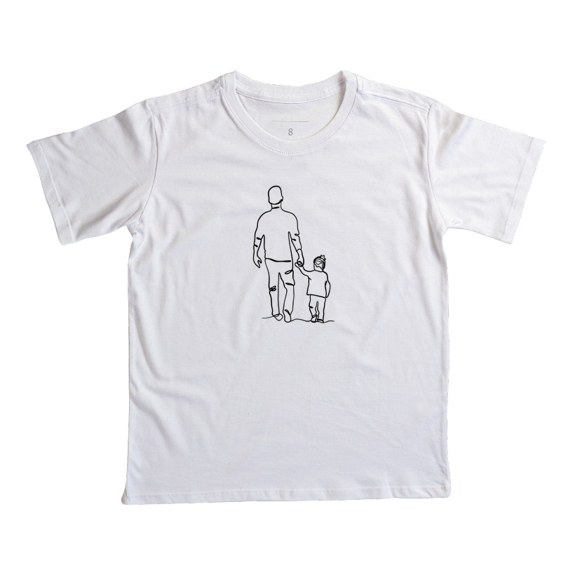 Camiseta Infantil Pais e Filhos