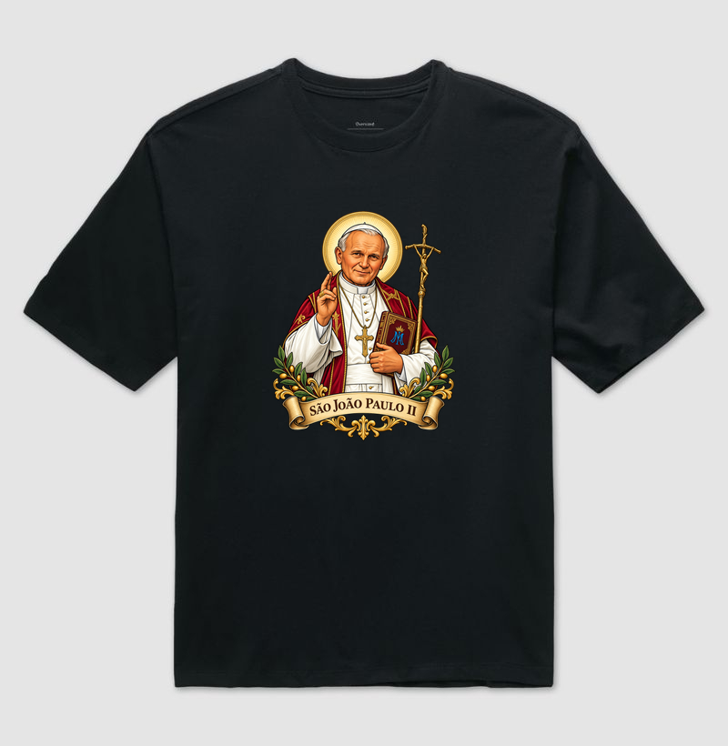 Papa João Paulo II - Camiseta Oversized