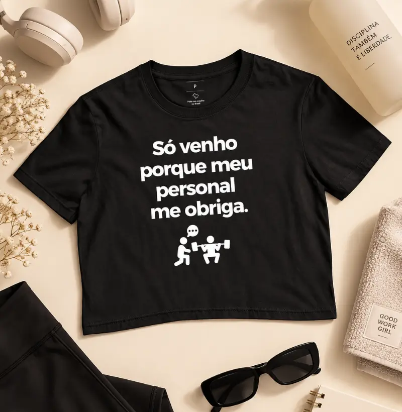 Só venho porque meu personal me obriga - Cropped