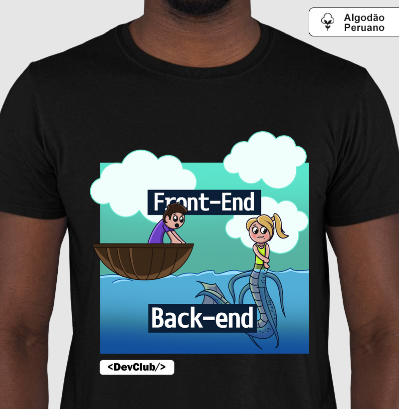 Camiseta Front-end e Back-end