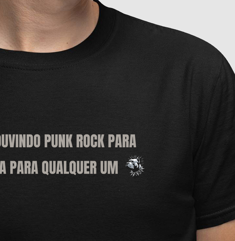 Eu Não Cresci ouvindo punk rock para baixar a cabeça