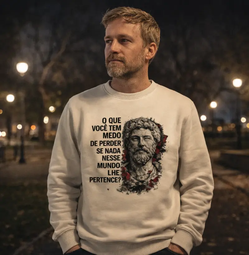 Moletom de Filosofia "O que você tem medo"