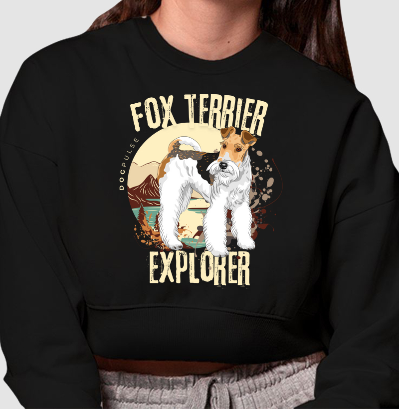 Cropped Moletom Dog Pulse Fox Terrier Explorer – Bold Spirit