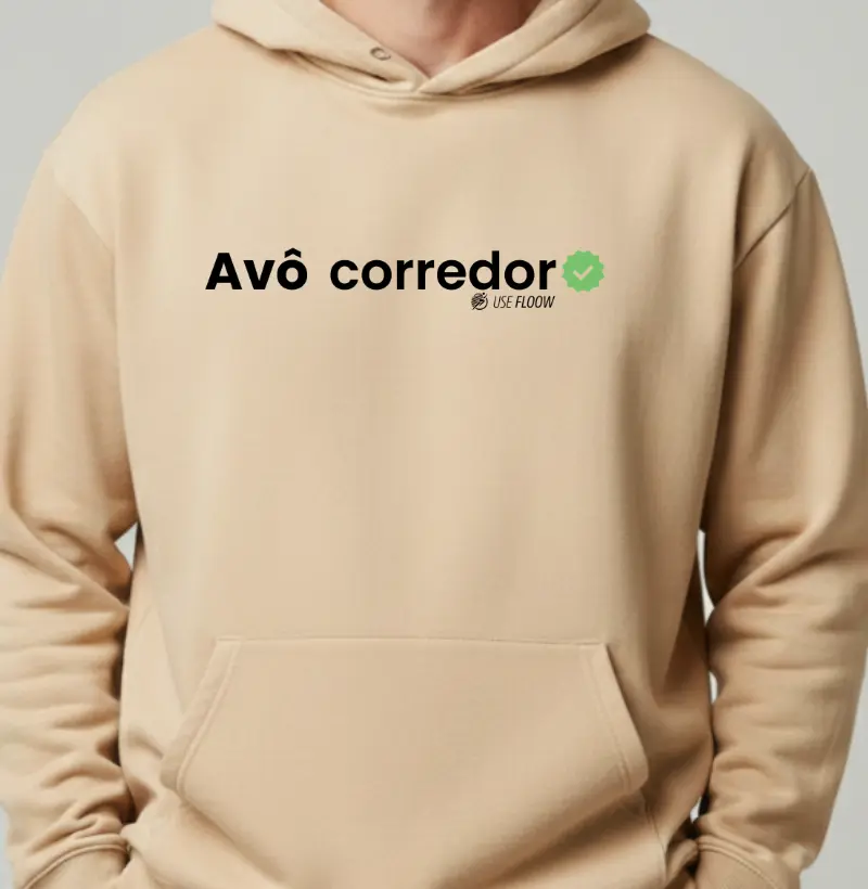 Hoodie Moletom Corrida - Avô Corredor