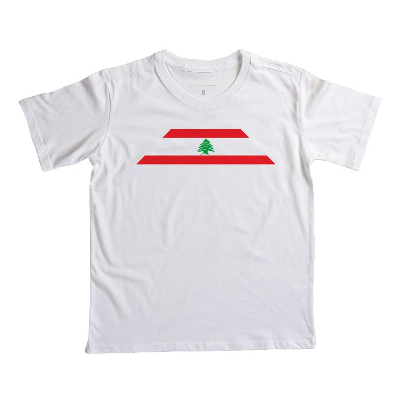 Líbano bandeira estilizada