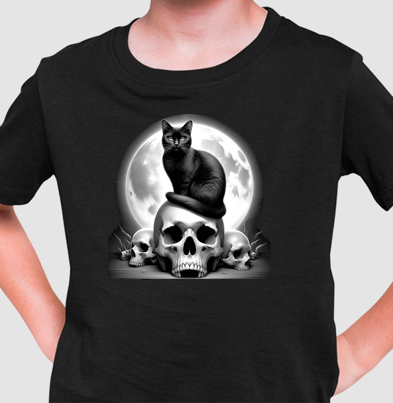 GATO PRETO CAVEIRA - Reserva.Ink 