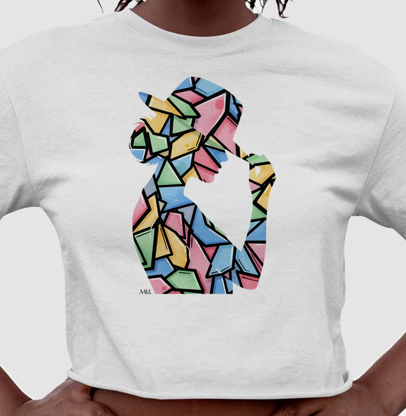 Cropped Algodão Premium - Vitral Urbano 