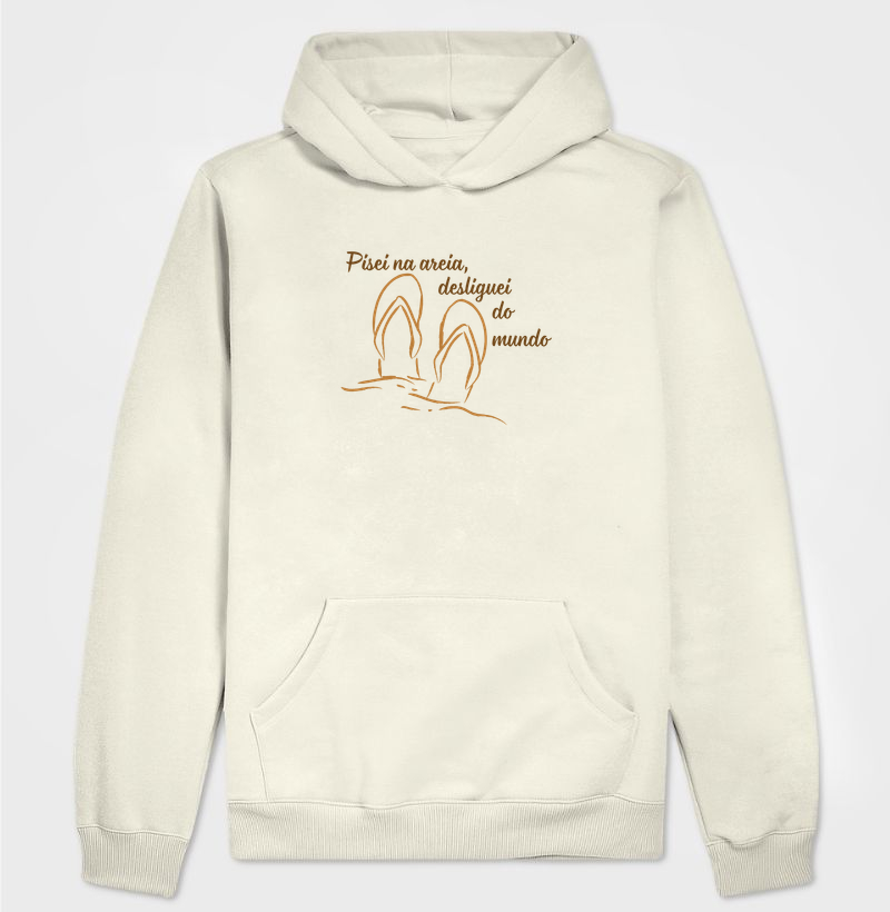 Pisei na areia, desliguei