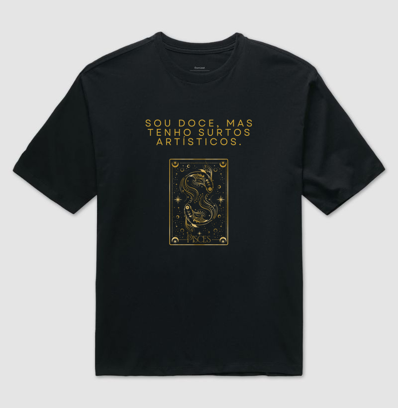 Camiseta Oversized Pisces Card