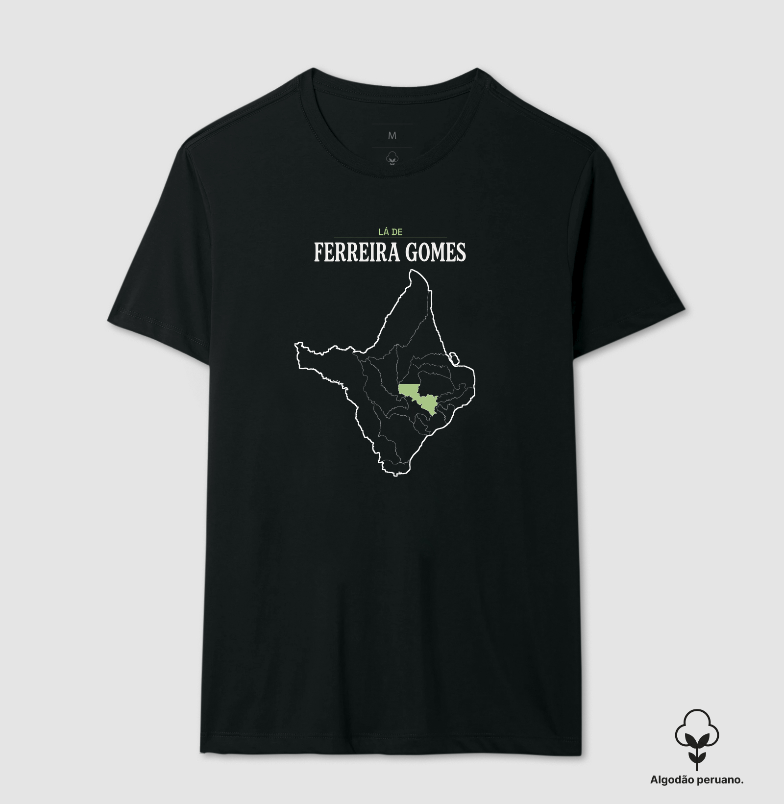 Ferreira Gomes | Território AP - Camiseta Algodão Peruano
