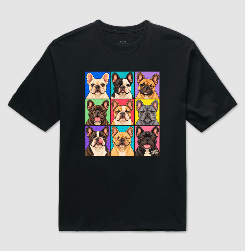 Francês - Cãobada - Camiseta Oversized
