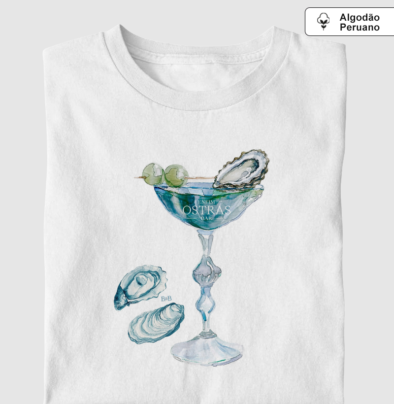 Camiseta Enfim, Ostras - por Enfim