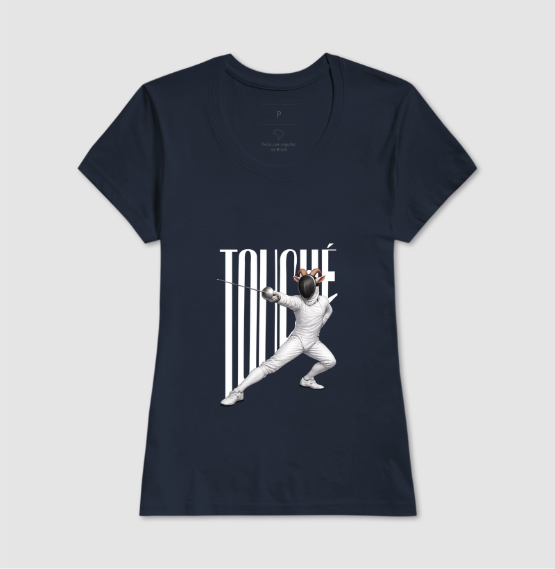 Camiseta Feminina Esgrimista - Touché