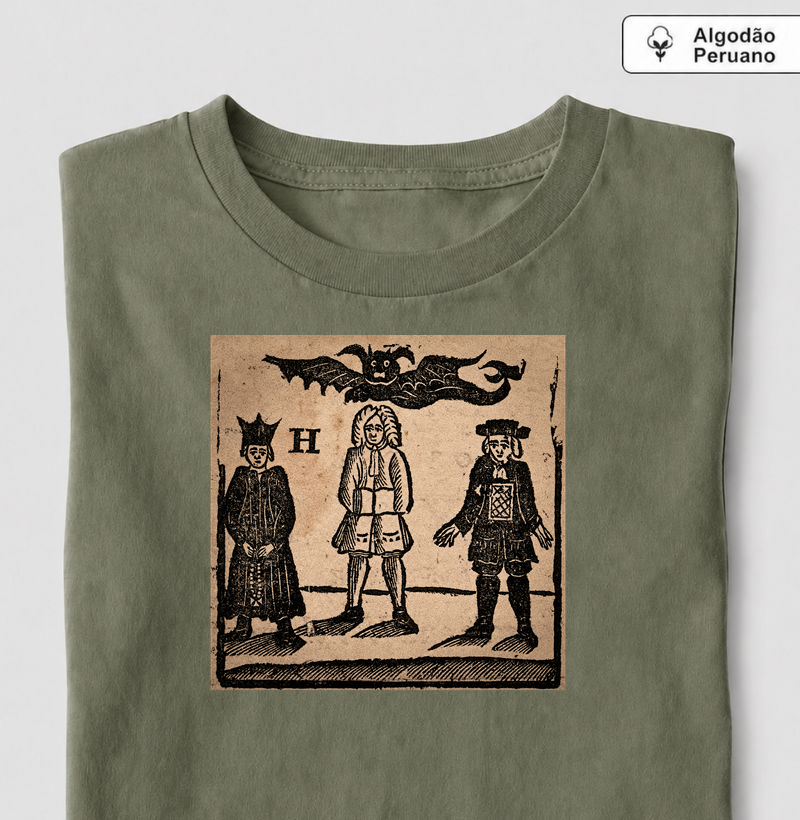 Camiseta Bruxaria — Robert Hunt, 1720