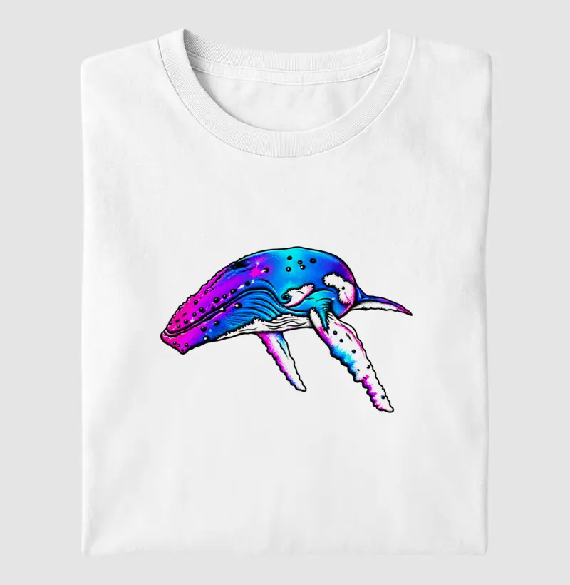 Neon Humpback Whale