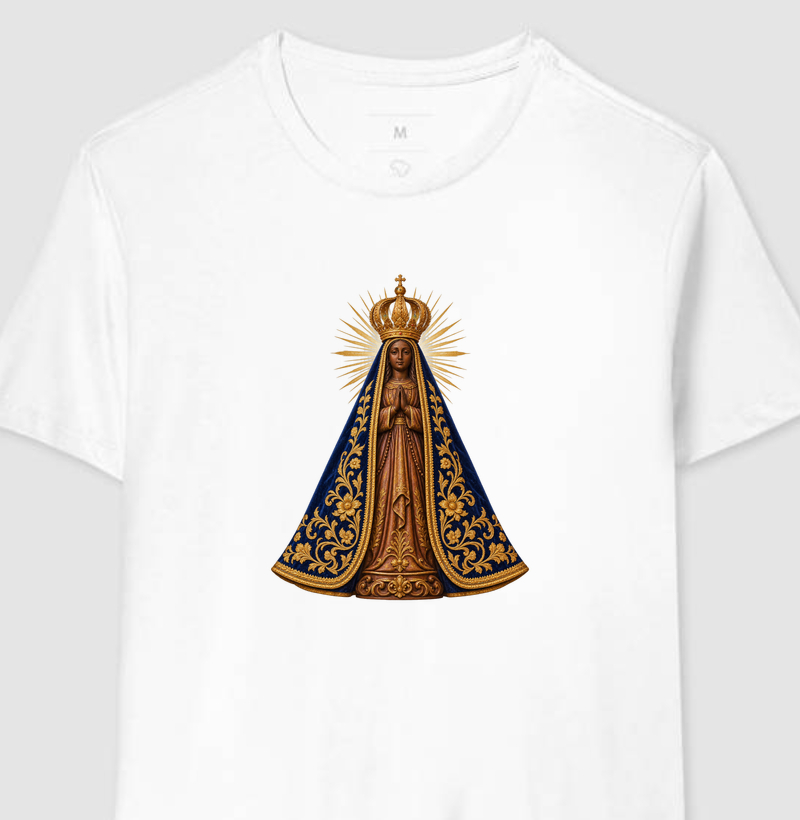 Nossa Senhora Aparecida — Ouro - Camiseta
