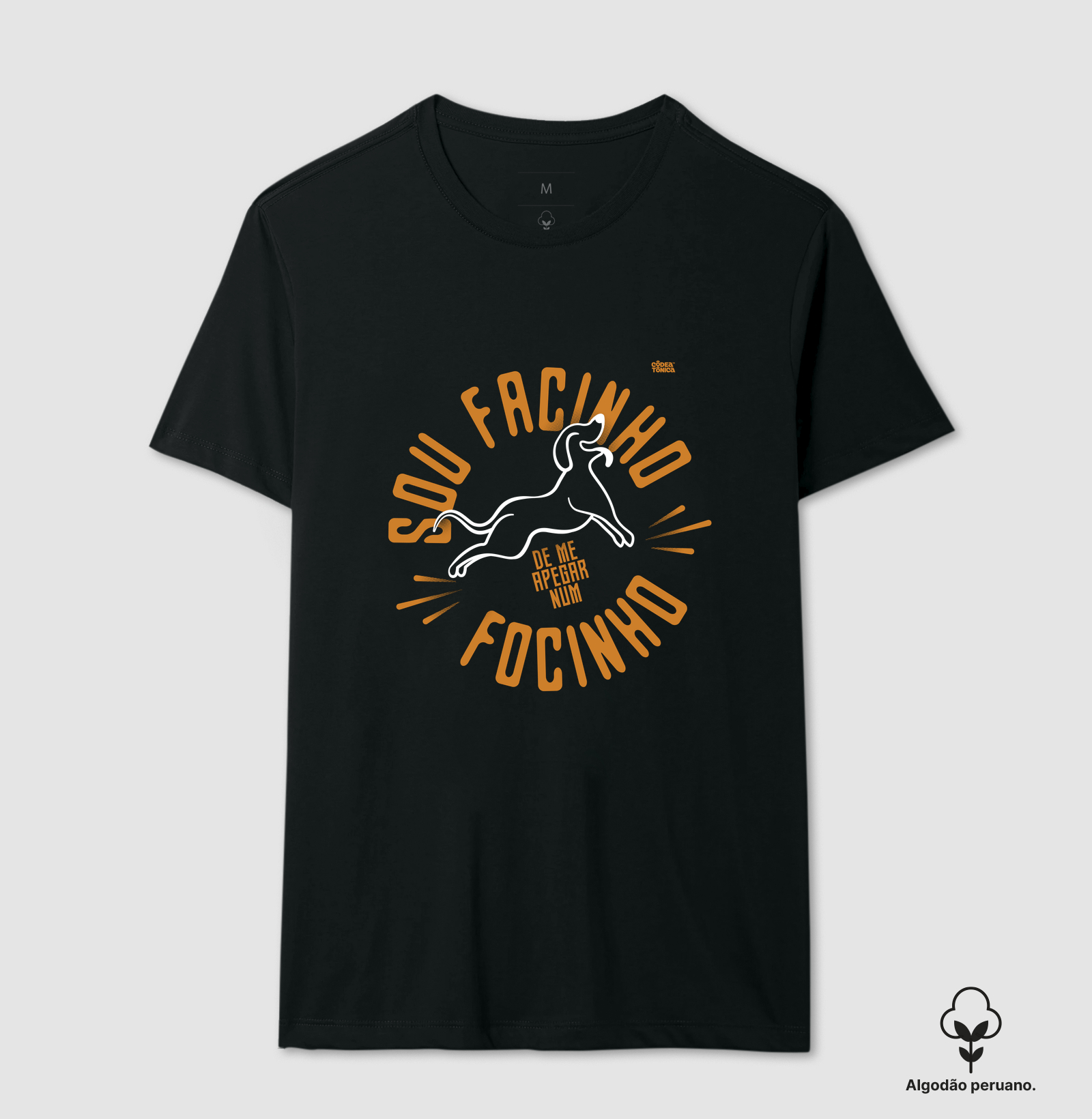 Focinho - Camiseta Algodão Peruano