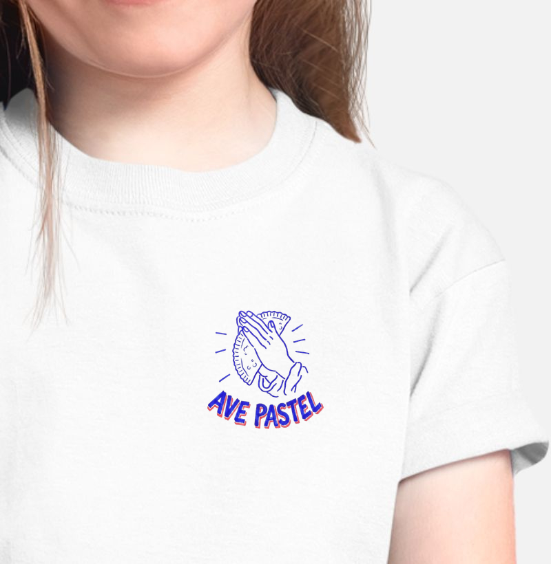 Ave Pastel - Camiseta Infantil