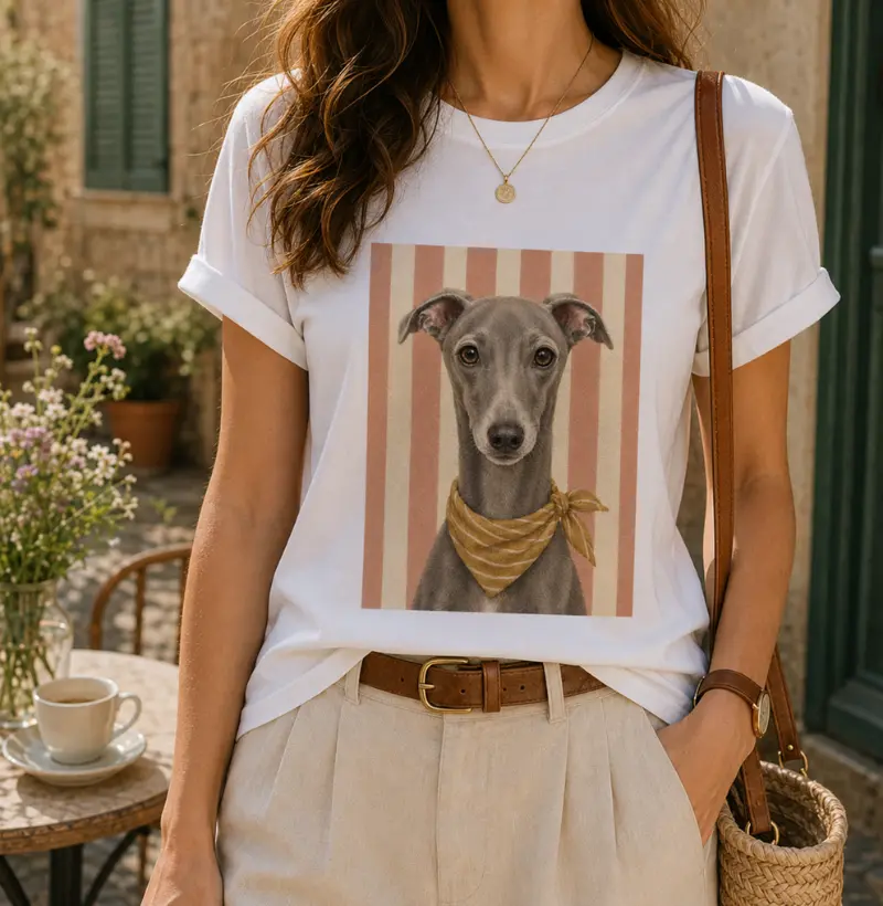 Galguinho Italiano - Gentle Paws - Camiseta